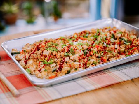 Sheet Pan Fried Rice with Tofu