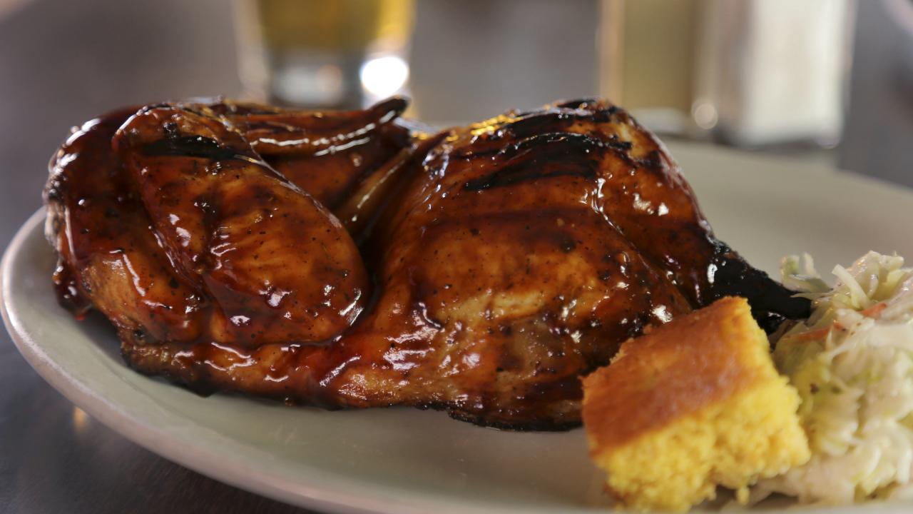 Hot Rotisserie Chicken with Cornbread