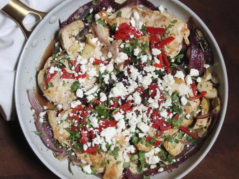 Skillet Chicken and Artichokes