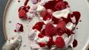 Raspberry Pavlovas and Cream