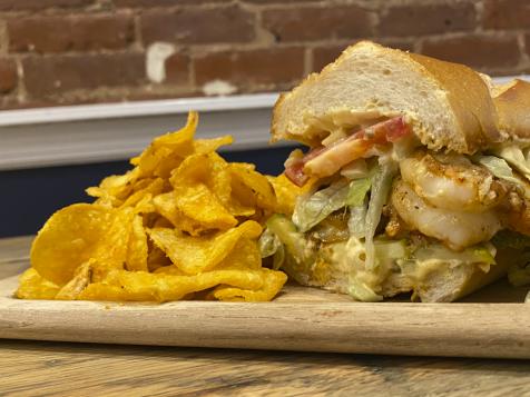 Blackened Shrimp Po'Boys