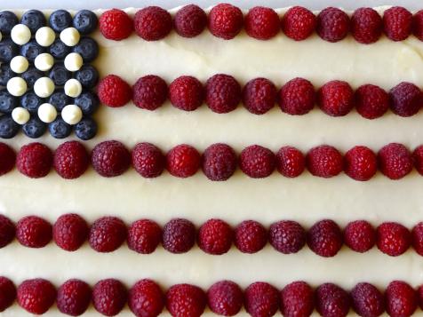 American Flag Cookie Cake