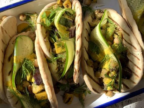 Grilled Veggie Pitas