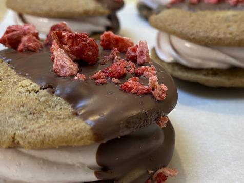Strawberry S'mores Sandwiches