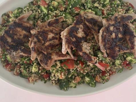 Quail and Quinoa Tabbouleh