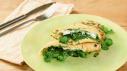 Egg Wrap with Goat Cheese