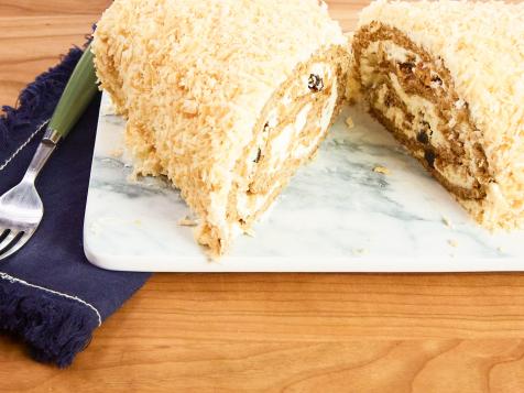 Carrot Cake Roll with Frosting