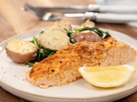 Instant Pot Salmon with Greens
