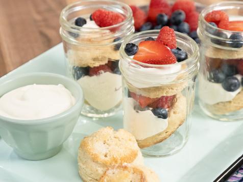 Mason Jar Berry Shortcakes