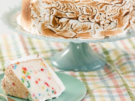 Rainbow Angel Food Cake