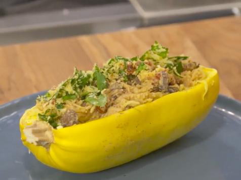 Spaghetti Squash, Cashew Sauce