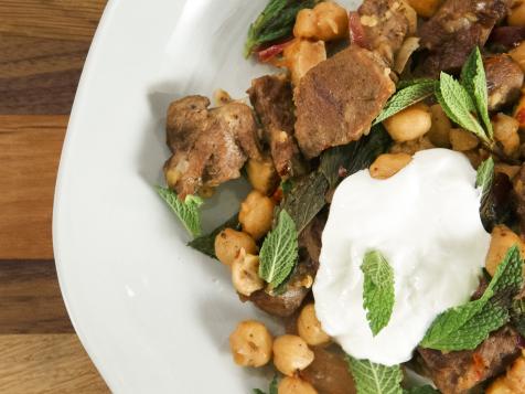 Lamb Stir-Fry with Chickpeas
