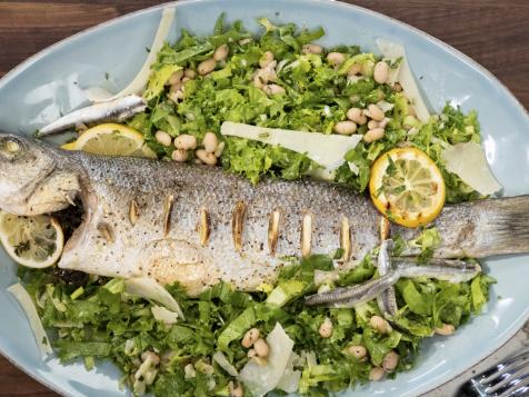 Roasted Whole Branzino