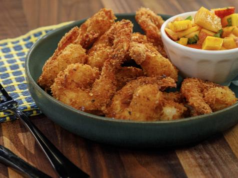 Coconut Shrimp with Salsa