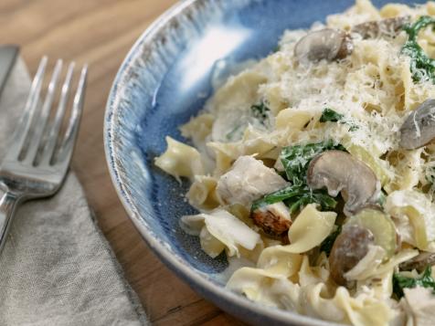 Turkey Tetrazzini with Spinach