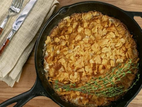Cornflake Potato Gratin