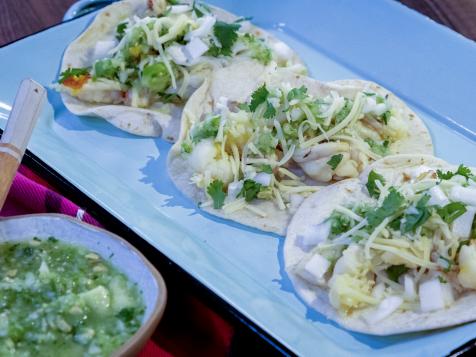 Lobster Tacos and Salsa
