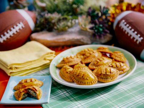Spinach and Artichoke Football Empanadas