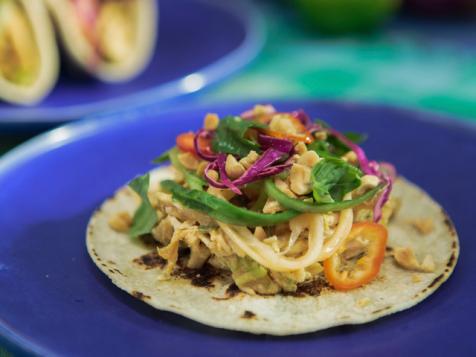 Thai-Style Rotisserie Chicken Tacos