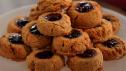 Chewy Almond and Cherry Thumbprint Cookies