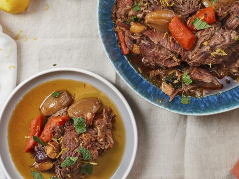 Pot Roast with Mint and Lemon