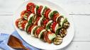 Eggplant-Tomato Caprese Salad