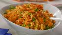 Crispy Orzo with Peas