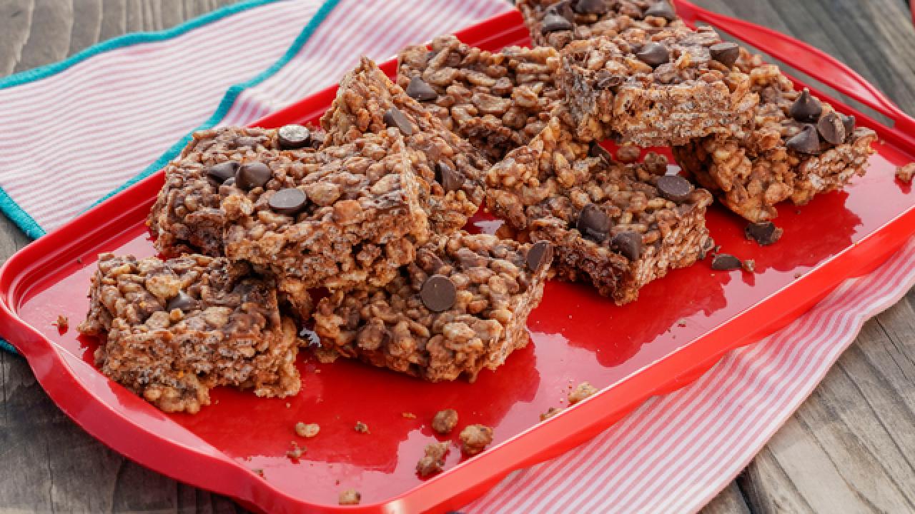 Chocolate and Orange Brown Rice Treats