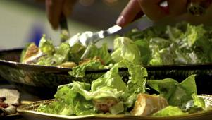 Salad With Ranch and Croutons