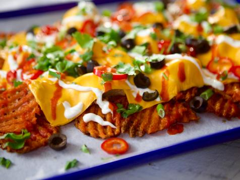 Sweet Potato Waffle Fry Nachos