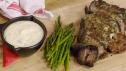 Extra Helping: NY Strip with Horseradish Mashed Potatoes and Asparagus