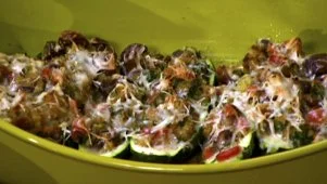 Stuffed Young Zucchini