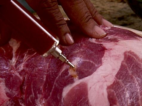 Apple-Injected Smoked Pork