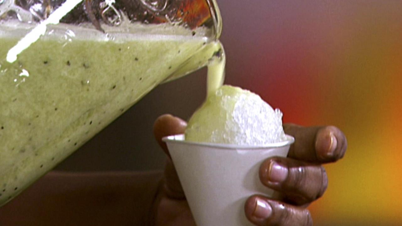 Kiwi Snow Kone