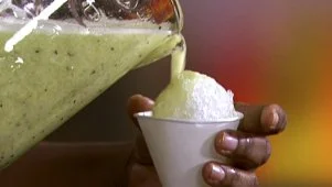 Kiwi Snow Kone