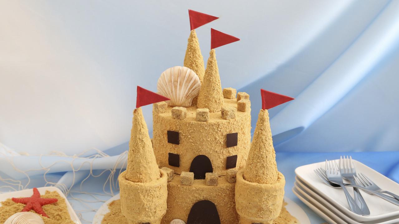 Sandcastle Cake