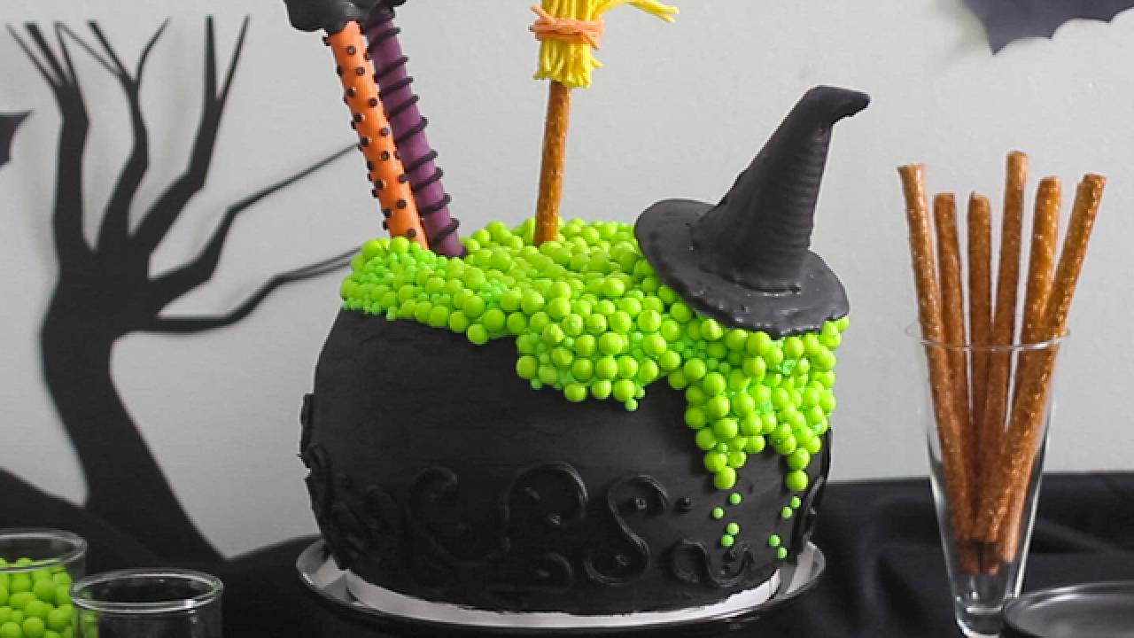 Witch Cauldron Cake