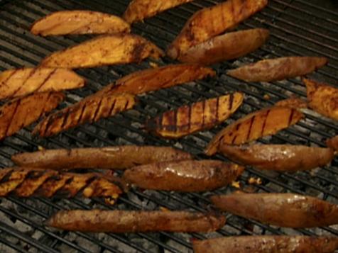 Grilled Sweet Potato Wedges