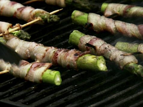 Pat's Bacon-Wrapped Asparagus