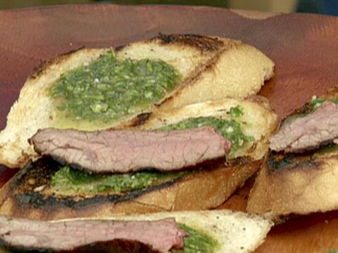 Flank Steak Crostini