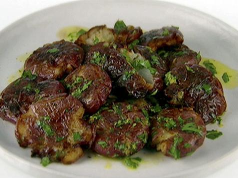 Fried Smashed Potatoes