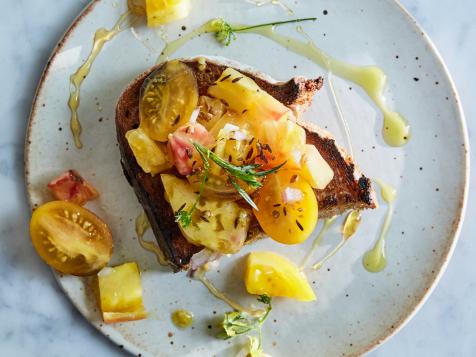 Moroccan Tomato Toast