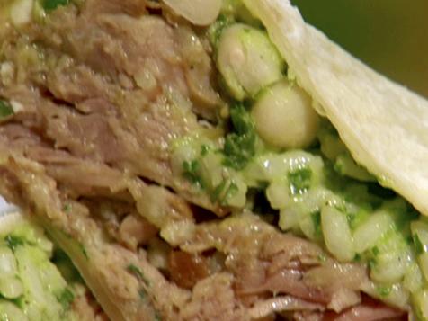 Green Chile Pork Burritos