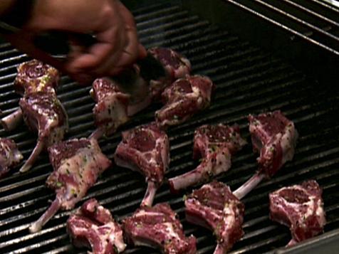 Gorgonzola-Crusted Lamb Chops