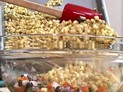 Grilled Corn and Bean Salad