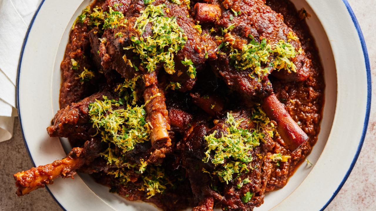 Braised Lamb Shanks