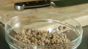 Farro Salad With Eggplant