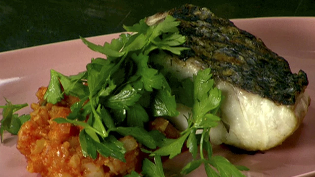 Anne's Grilled Striped Bass