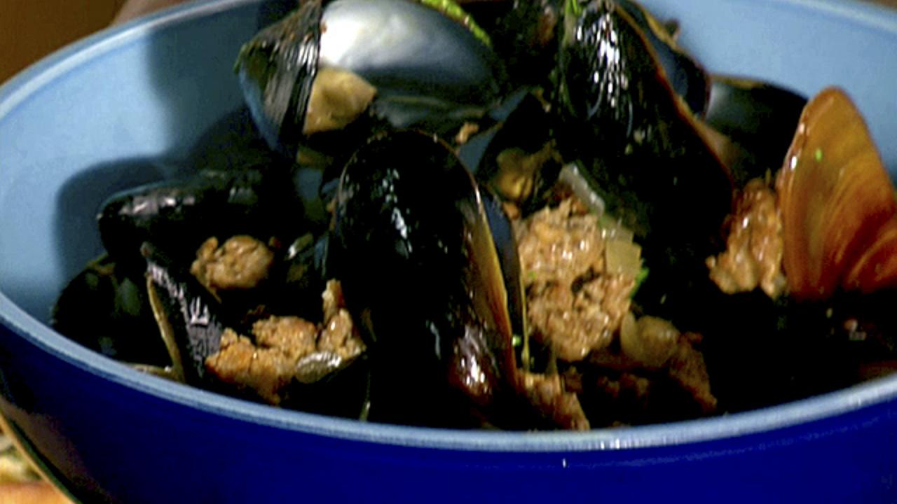 Mussels With Chorizo
