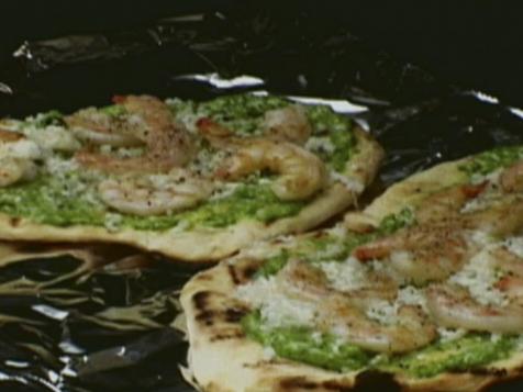 Shrimp & Cilantro Pesto Pizza